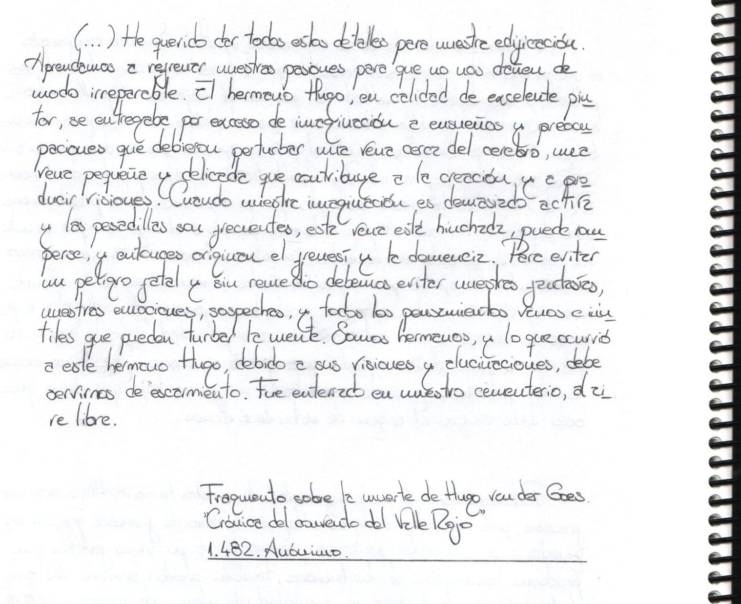 Presagio de mudanza